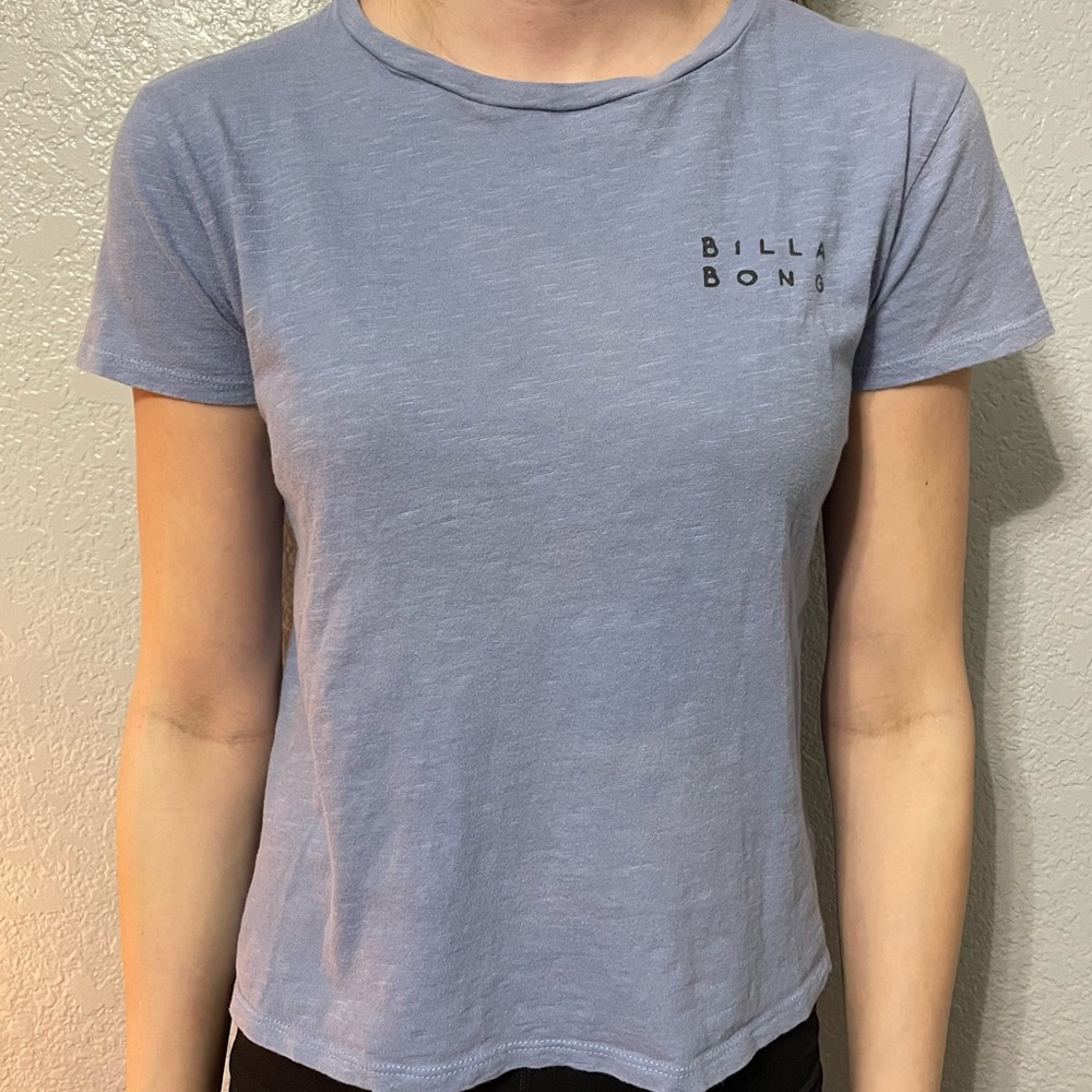 Blue billabong tee shirt